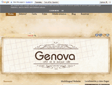 Tablet Screenshot of genova-cafebar.es